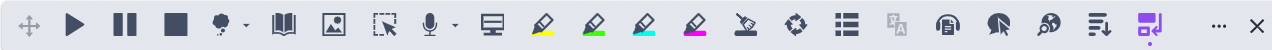 Icons on the read and write web extension